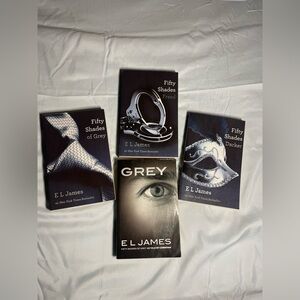 FIFTY 50 SHADES OF GREY BOOK TRILOGY SET